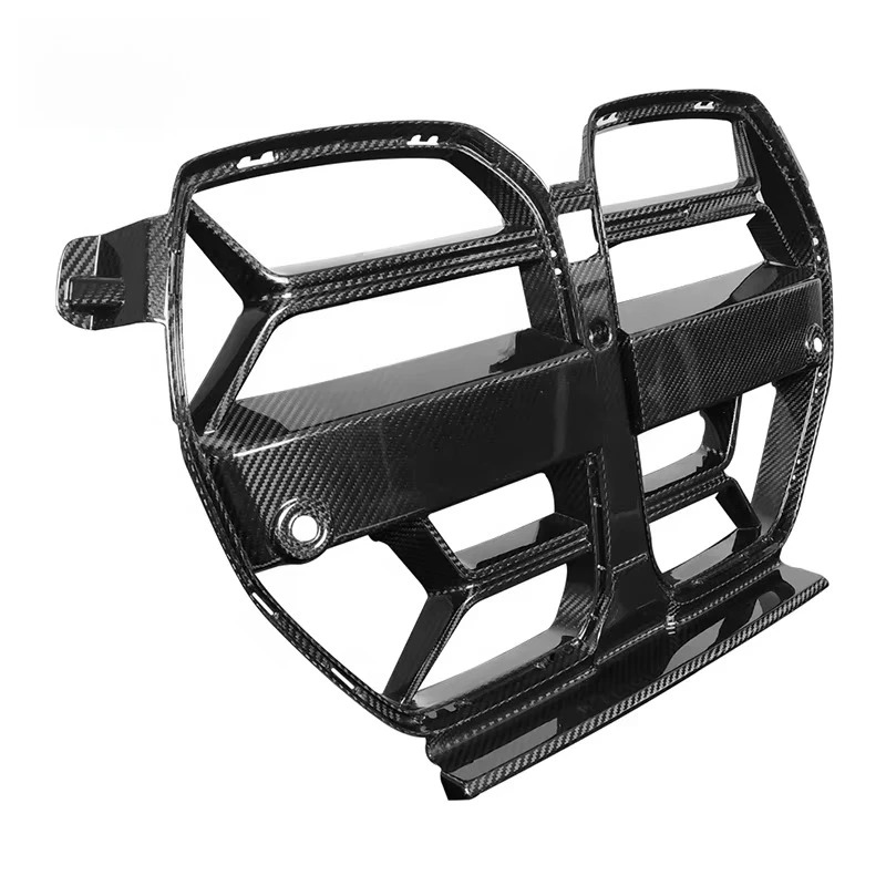 Dry Carbon Fiber Front Grille CSL Style Bumper Grill for 21-23  M3 G80 M4 G82 G83